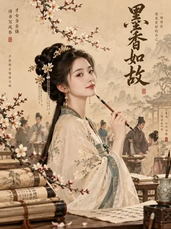 兰亭书女 - 才女传题材短剧封面